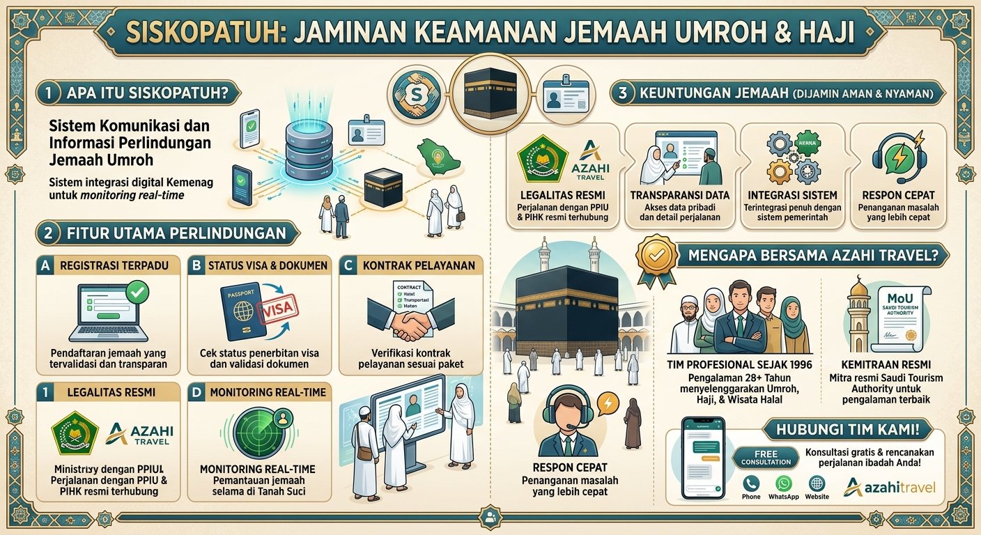 Mengenal Siskopatuh: Sistem Keamanan Jemaah Umroh